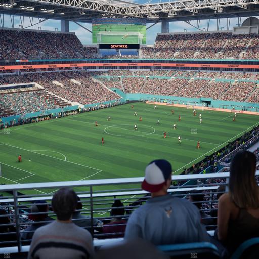 Hard Rock Stadium - Section 326 Patio Terrace Seat View