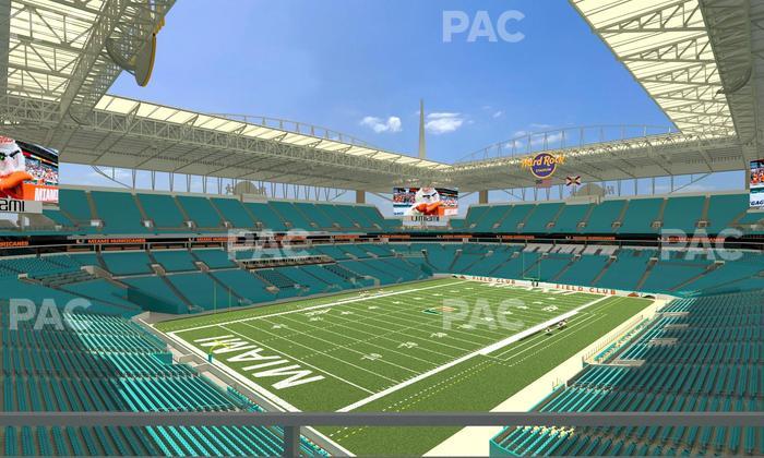 Hard Rock Stadium - Section 326 Seat View