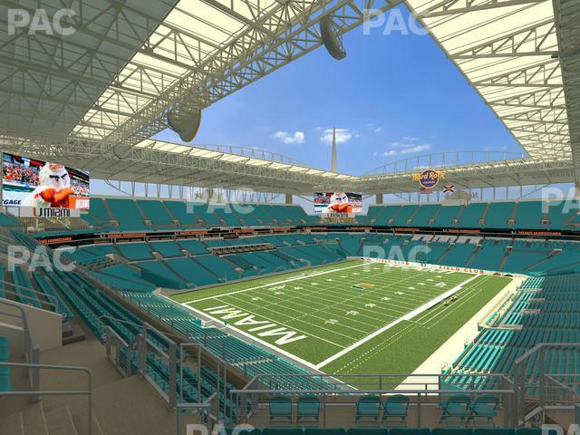 Hard Rock Stadium - Section 327 Seat View Hard Rock Stadium - Section 327 Seat View