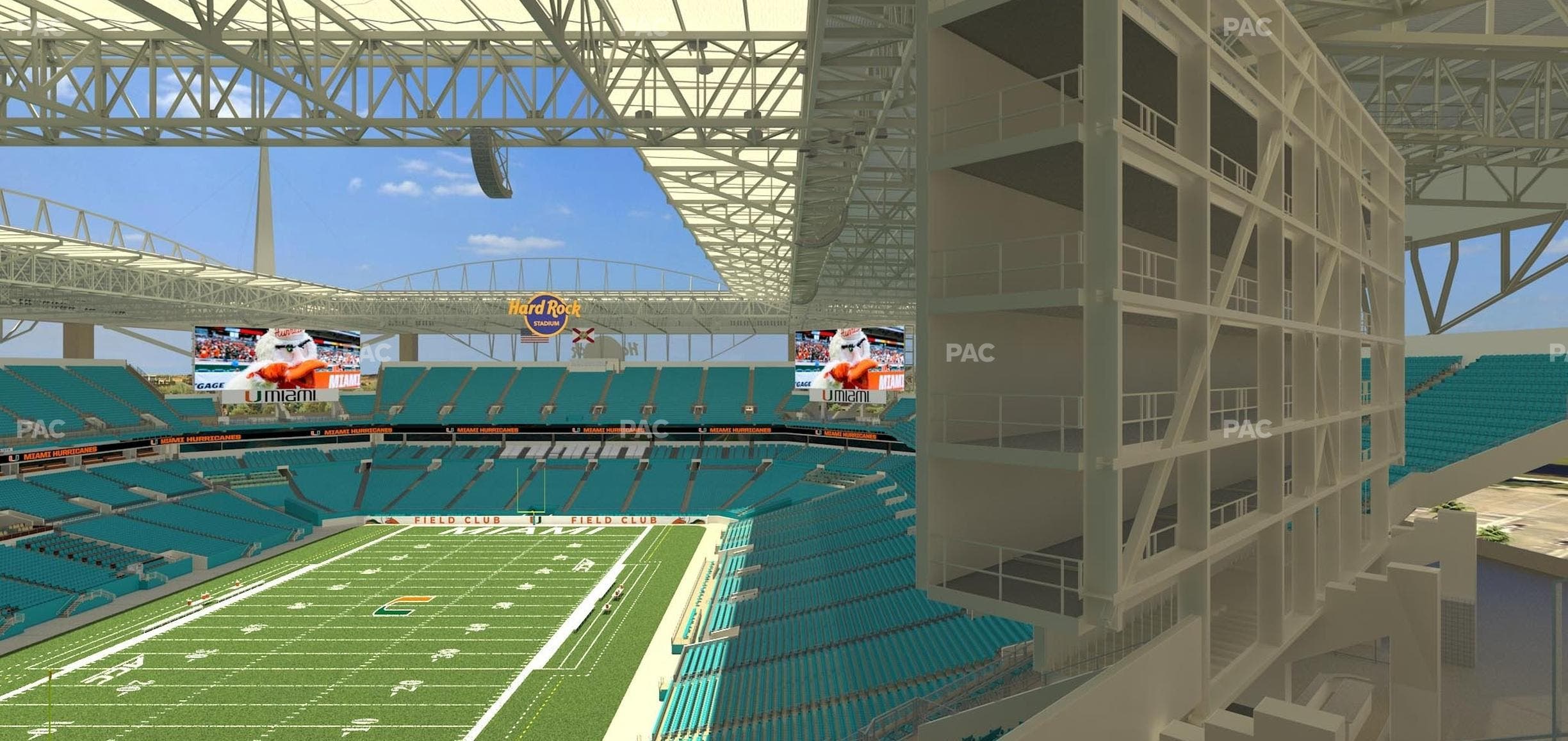 Hard Rock Stadium - Section 328 Seat View