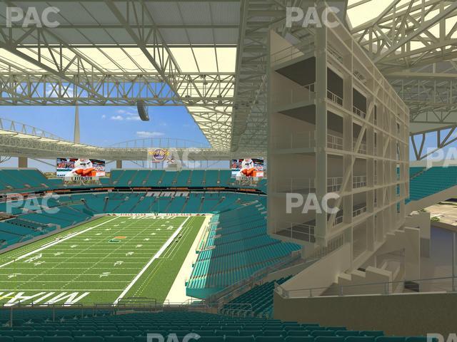 Hard Rock Stadium - Section 328 Seat View Hard Rock Stadium - Section 328 Seat View