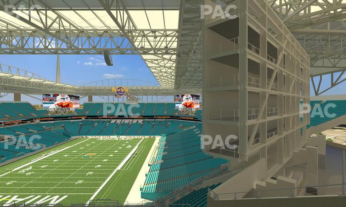 Hard Rock Stadium - Section 328 Seat View
