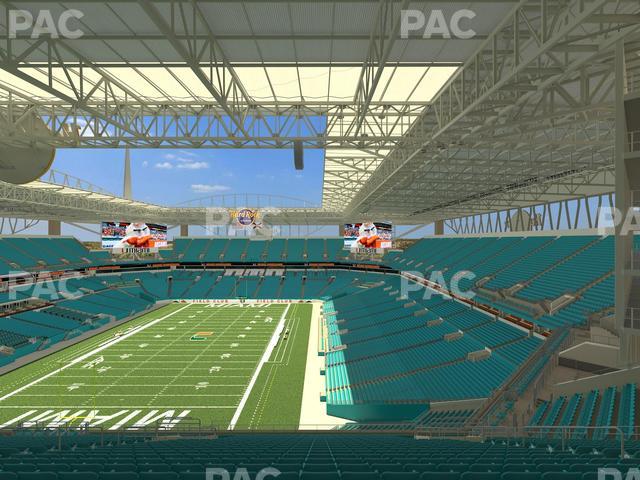 Hard Rock Stadium - Section 329 Seat View Hard Rock Stadium - Section 329 Seat View