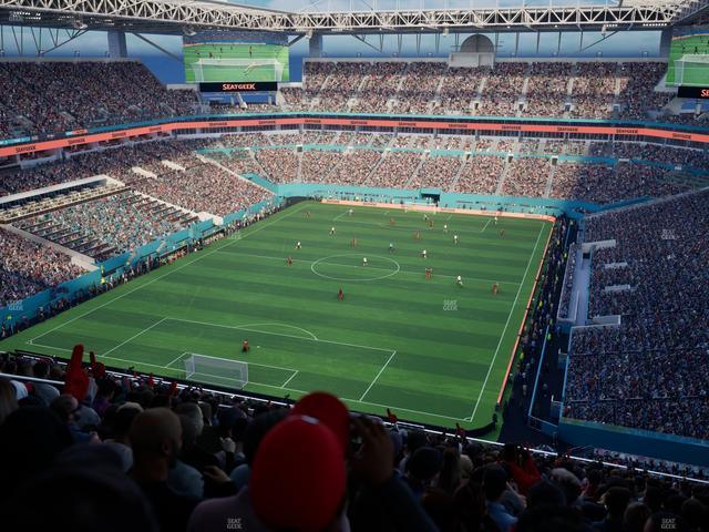 Hard Rock Stadium - Section 329 Seat View Hard Rock Stadium - Section 329 Seat View