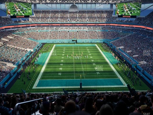 Hard Rock Stadium - Section 332 Seat View