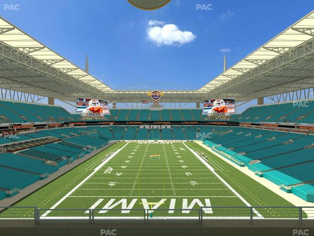 Hard Rock Stadium - Section 332 Seat View