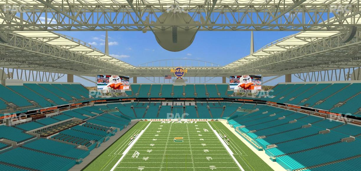 Hard Rock Stadium - Section 332 Seat View