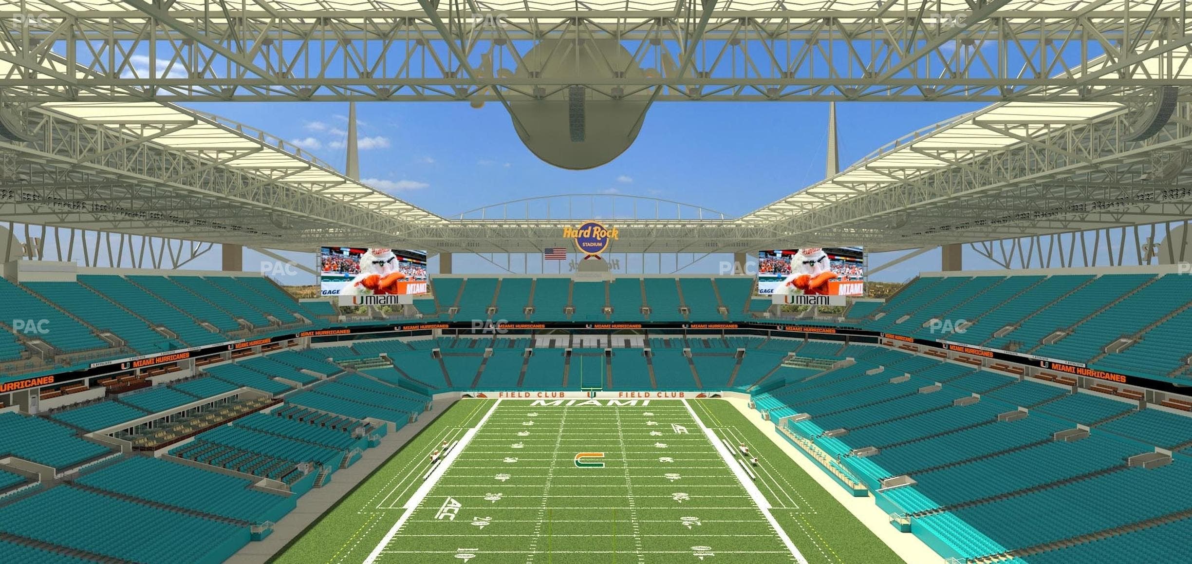 Hard Rock Stadium - Section 332 Seat View