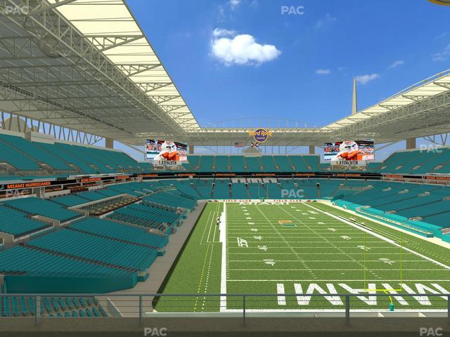 Hard Rock Stadium - Section 334 Seat View