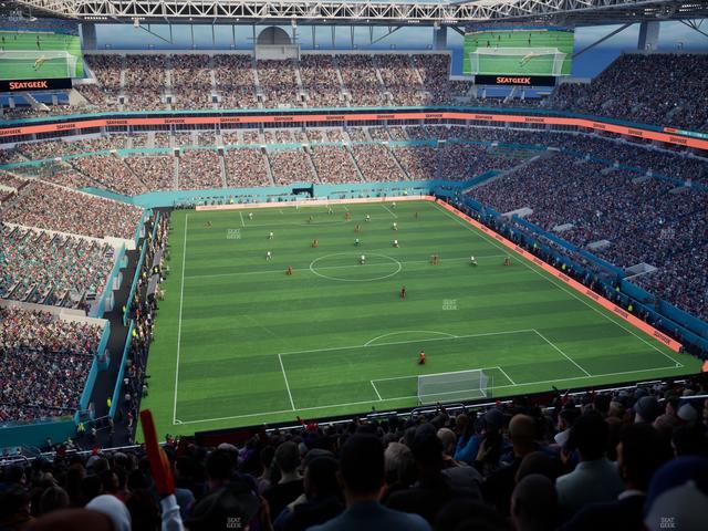 Hard Rock Stadium - Section 334 Seat View Hard Rock Stadium - Section 334 Seat View