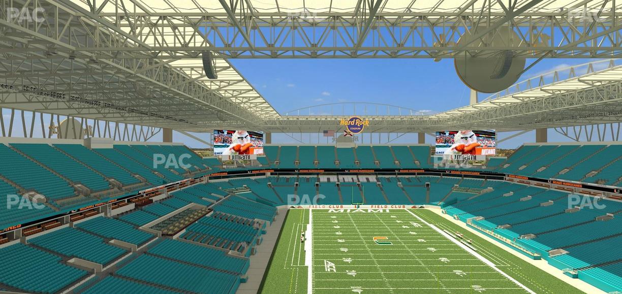 Hard Rock Stadium - Section 334 Seat View