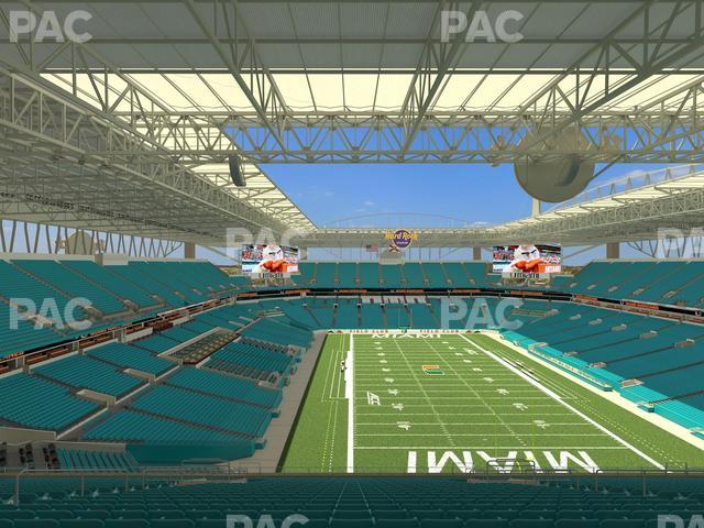 Hard Rock Stadium - Section 334 Seat View Hard Rock Stadium - Section 334 Seat View