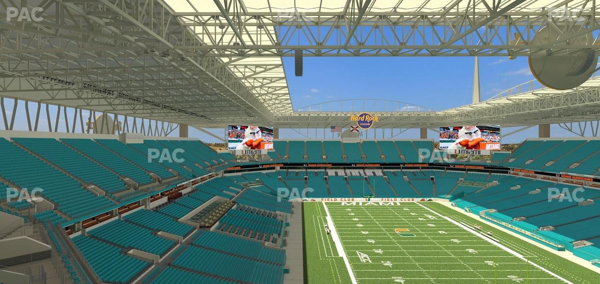 Hard Rock Stadium - Section 335 Seat View