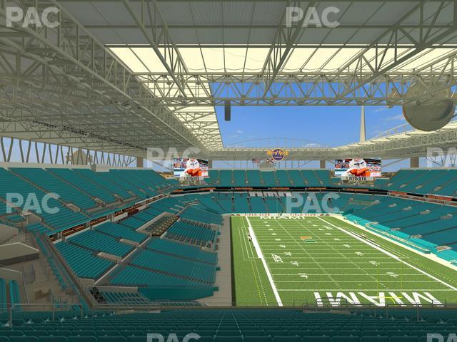 Hard Rock Stadium - Section 335 Seat View Hard Rock Stadium - Section 335 Seat View