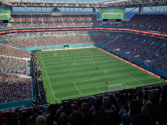 Hard Rock Stadium - Section 335 Seat View Hard Rock Stadium - Section 335 Seat View