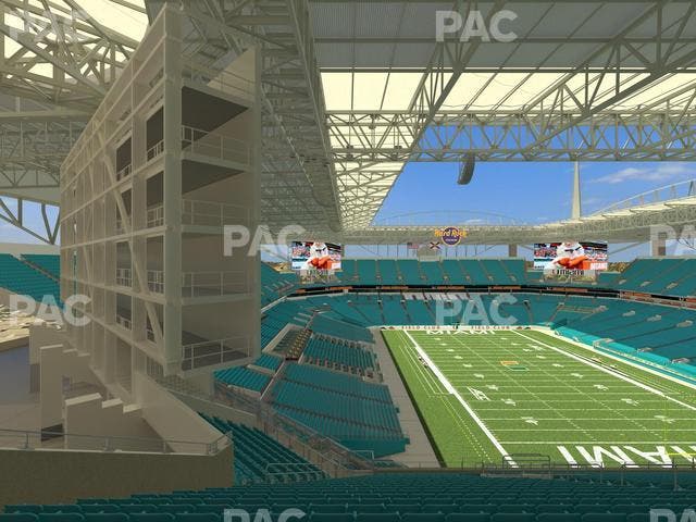Hard Rock Stadium - Section 336 Seat View