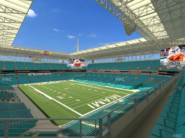 Hard Rock Stadium - Section 337 Seat View