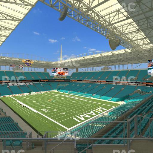 Hard Rock Stadium - Section 337 Seat View