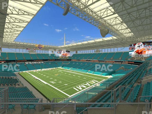Hard Rock Stadium - Section 337 Seat View