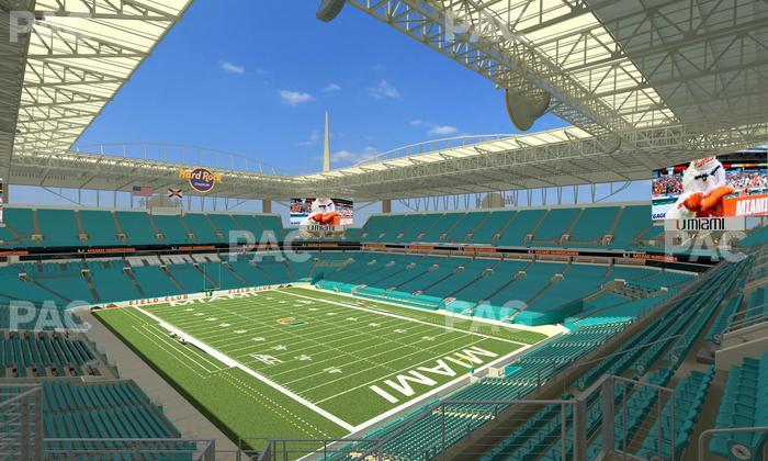Hard Rock Stadium - Section 337 Seat View