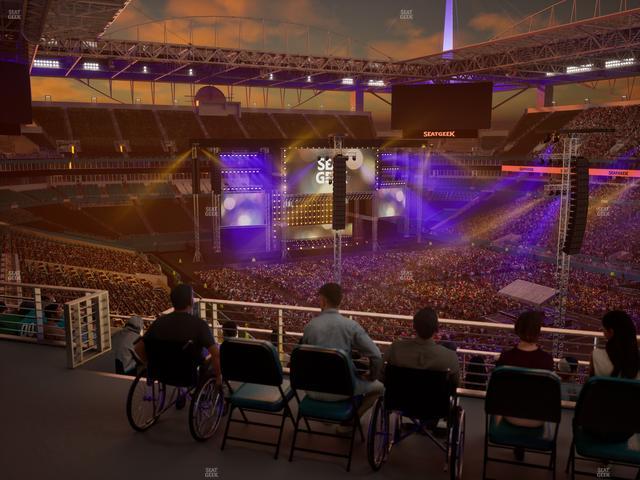 Hard Rock Stadium - Section 338 Corner Suite Seat View