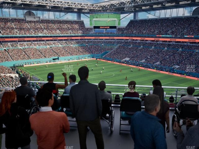 Hard Rock Stadium - Section 338 Corner Suite Seat View