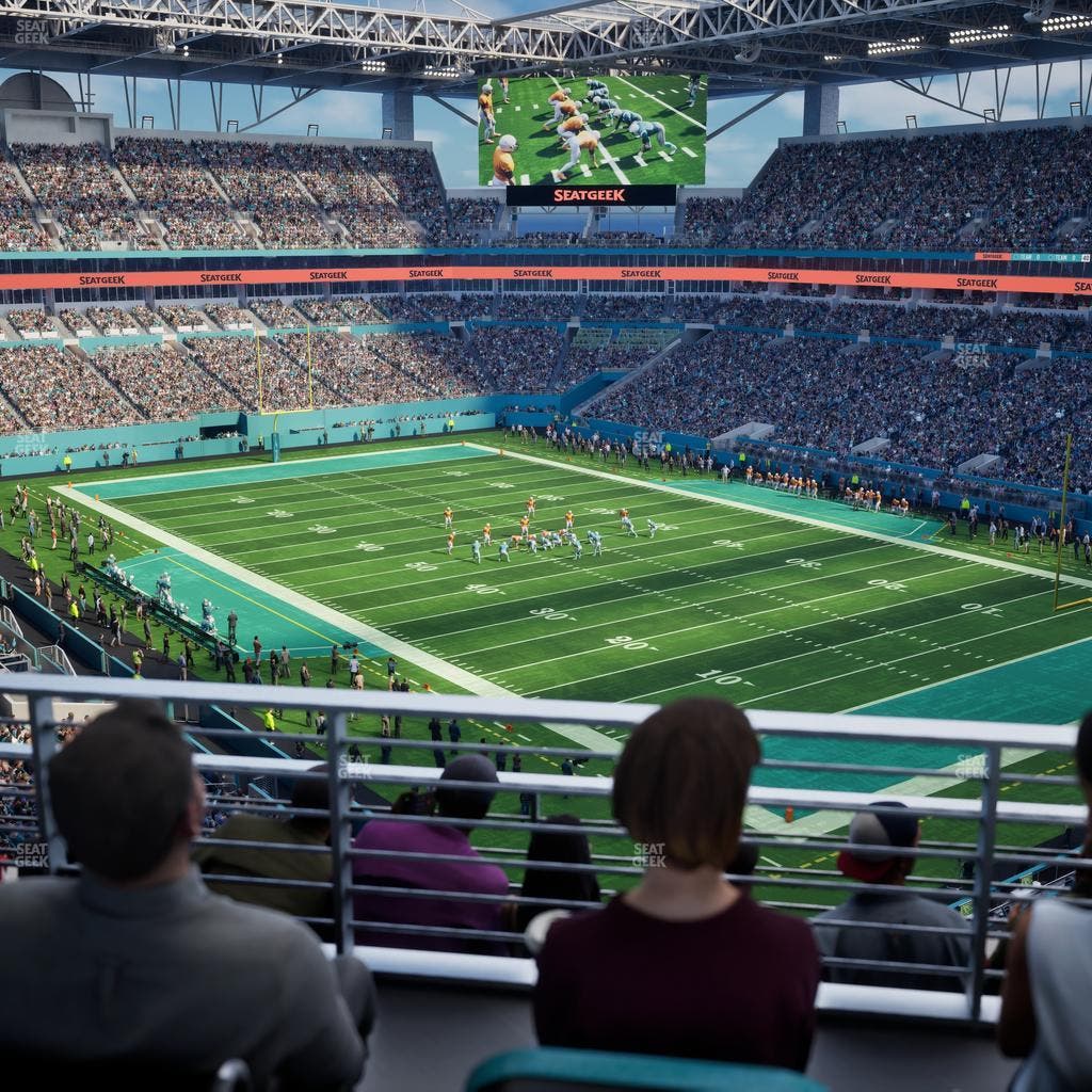 Hard Rock Stadium - Section 338 Patio Terrace Seat View