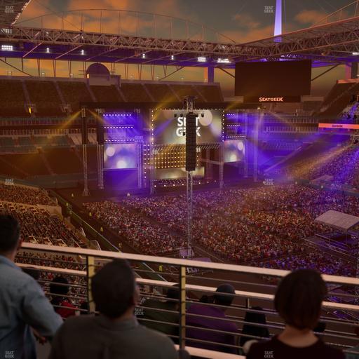 Hard Rock Stadium - Section 338 Patio Terrace Seat View
