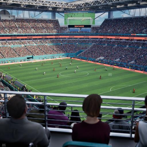 Hard Rock Stadium - Section 338 Patio Terrace Seat View