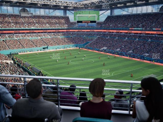 Hard Rock Stadium - Section 338 Patio Terrace Seat View