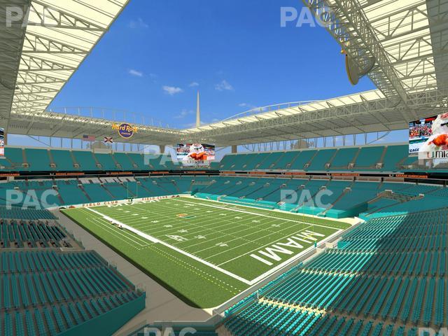 Hard Rock Stadium - Section 338 Seat View Hard Rock Stadium - Section 338 Seat View