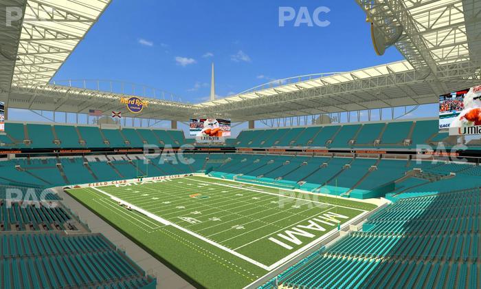 Hard Rock Stadium - Section 338 Seat View
