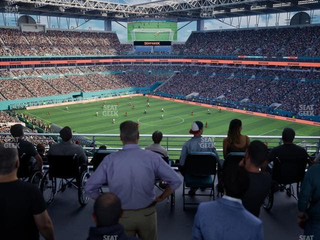 Hard Rock Stadium - Section 339 Corner Suite Seat View