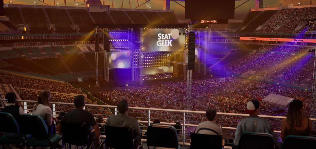 Hard Rock Stadium - Section 339 Corner Suite Seat View