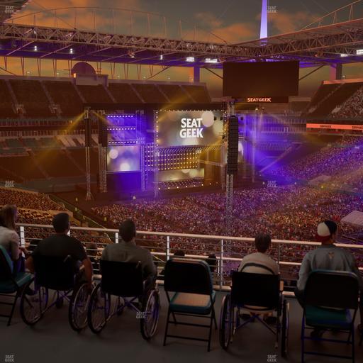 Hard Rock Stadium - Section 339 Corner Suite Seat View