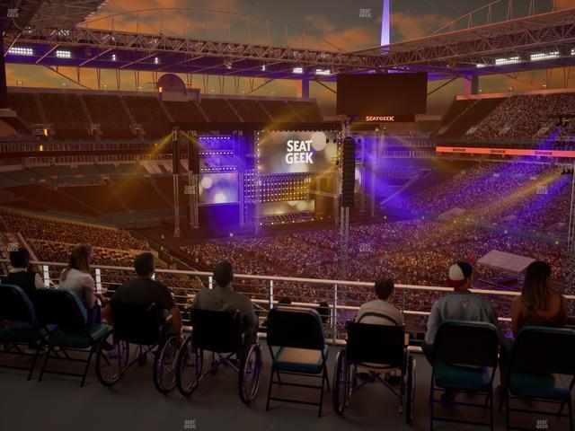 Hard Rock Stadium - Section 339 Corner Suite Seat View