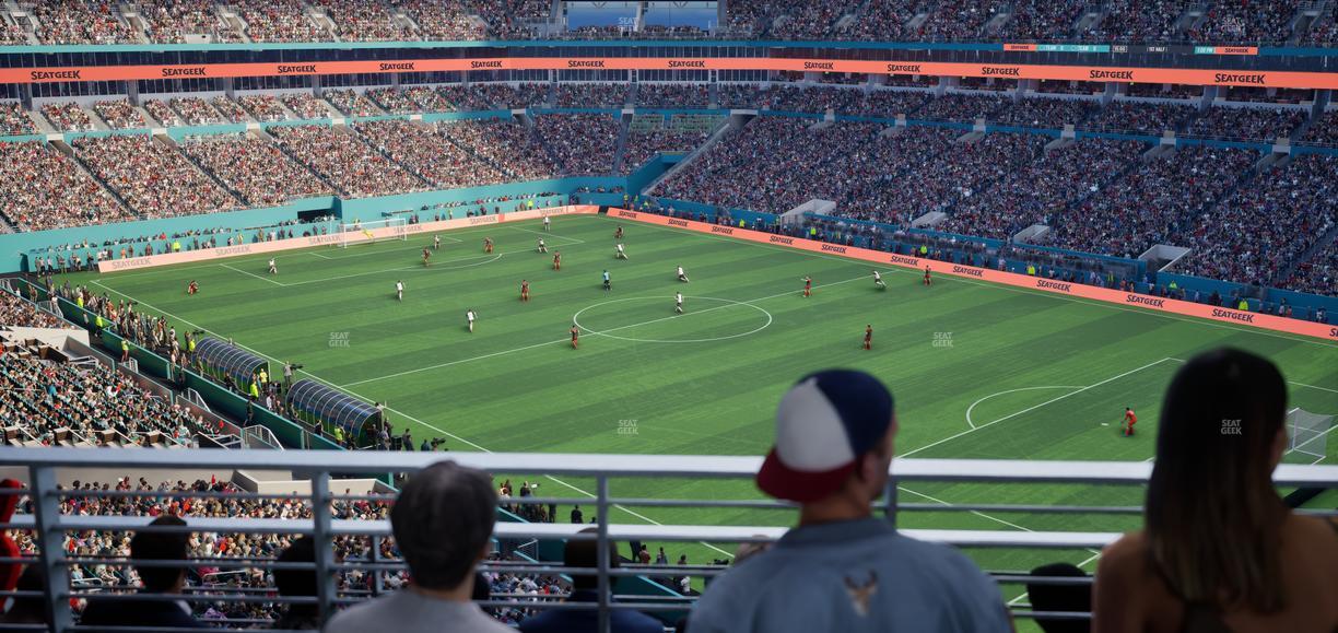 Hard Rock Stadium - Section 339 Patio Terrace Seat View