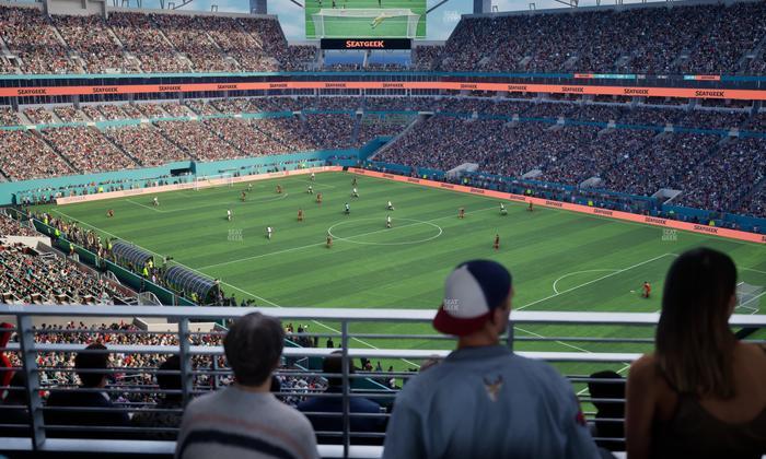 Hard Rock Stadium - Section 339 Patio Terrace Seat View