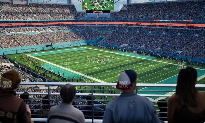 Hard Rock Stadium - Section 339 Patio Terrace Seat View