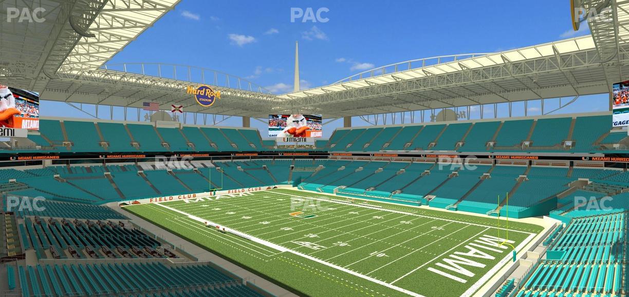 Hard Rock Stadium - Section 339 Seat View