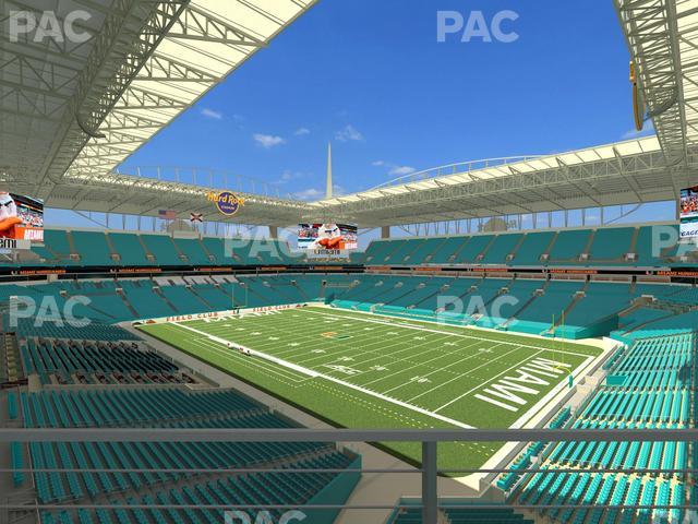 Hard Rock Stadium - Section 339 Seat View Hard Rock Stadium - Section 339 Seat View