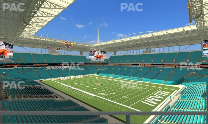 Hard Rock Stadium - Section 339 Seat View