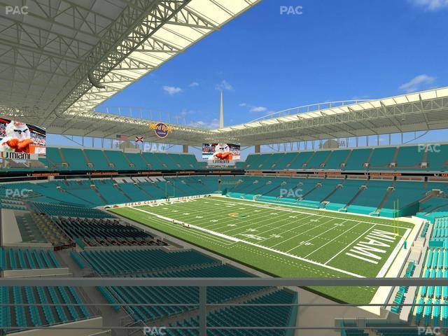 Hard Rock Stadium - Section 340 Seat View
