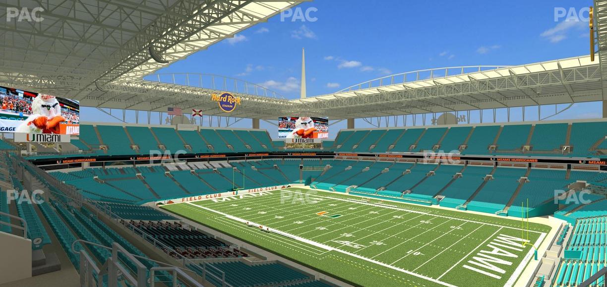 Hard Rock Stadium - Section 340 Seat View