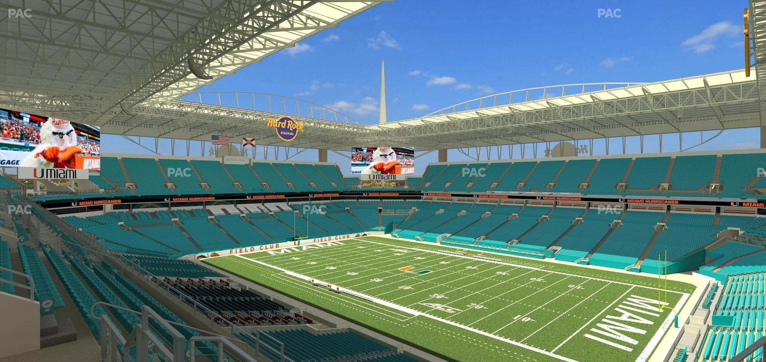 Hard Rock Stadium - Section 340 Seat View