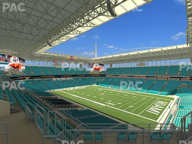 Hard Rock Stadium - Section 340 Seat View