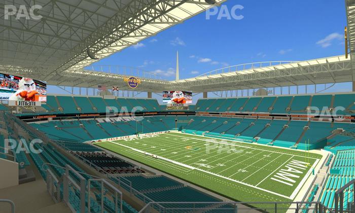 Hard Rock Stadium - Section 340 Seat View