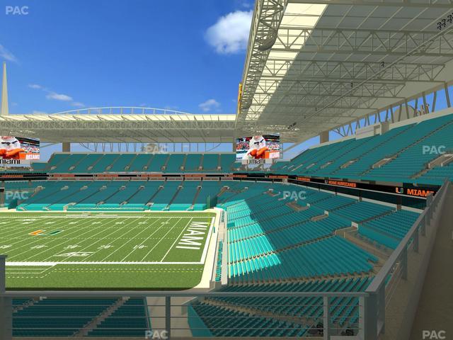 Hard Rock Stadium - Section 341 Seat View