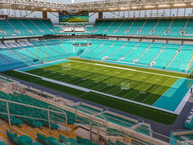 Hard Rock Stadium - Section 341 Seat View