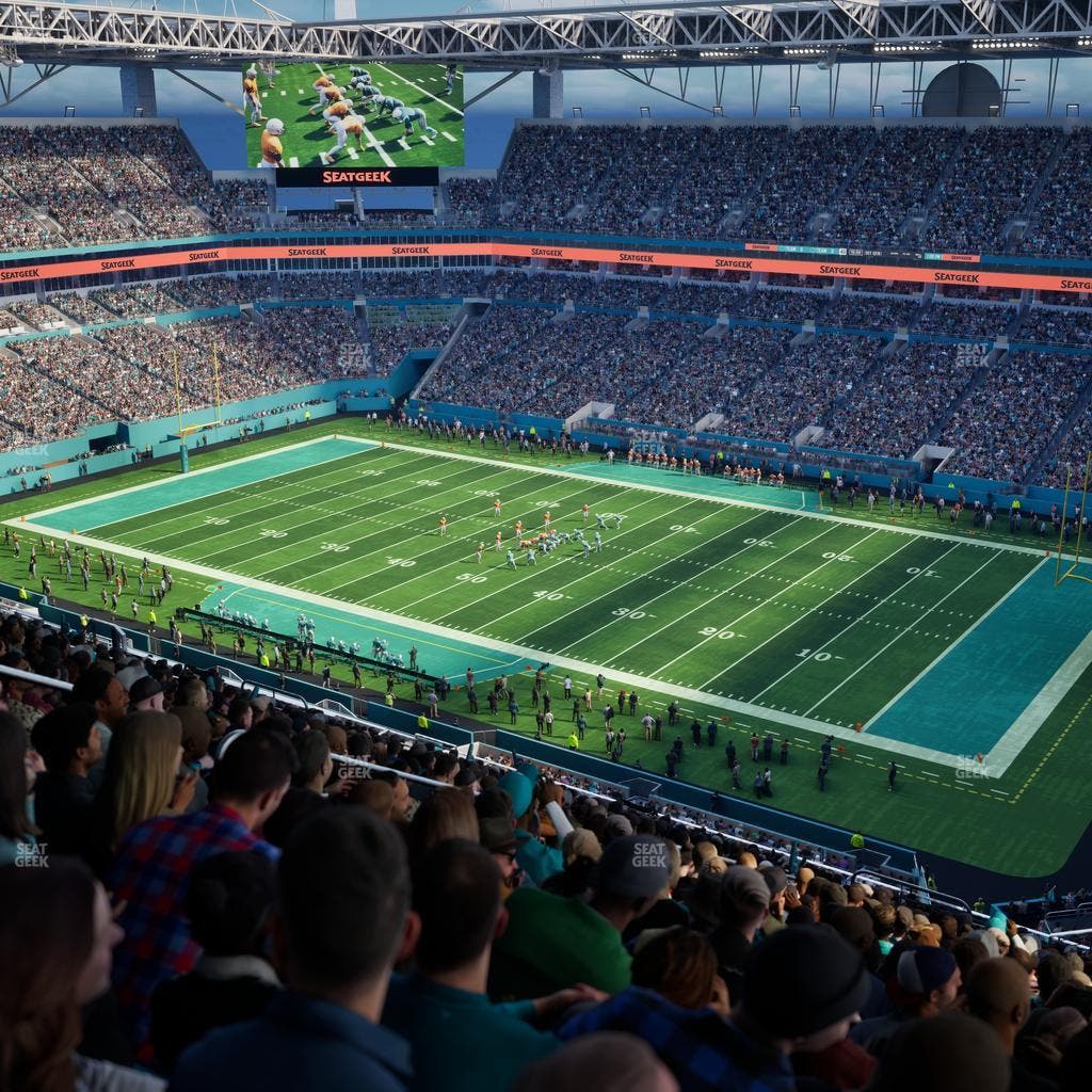 Hard Rock Stadium - Section 341 Seat View